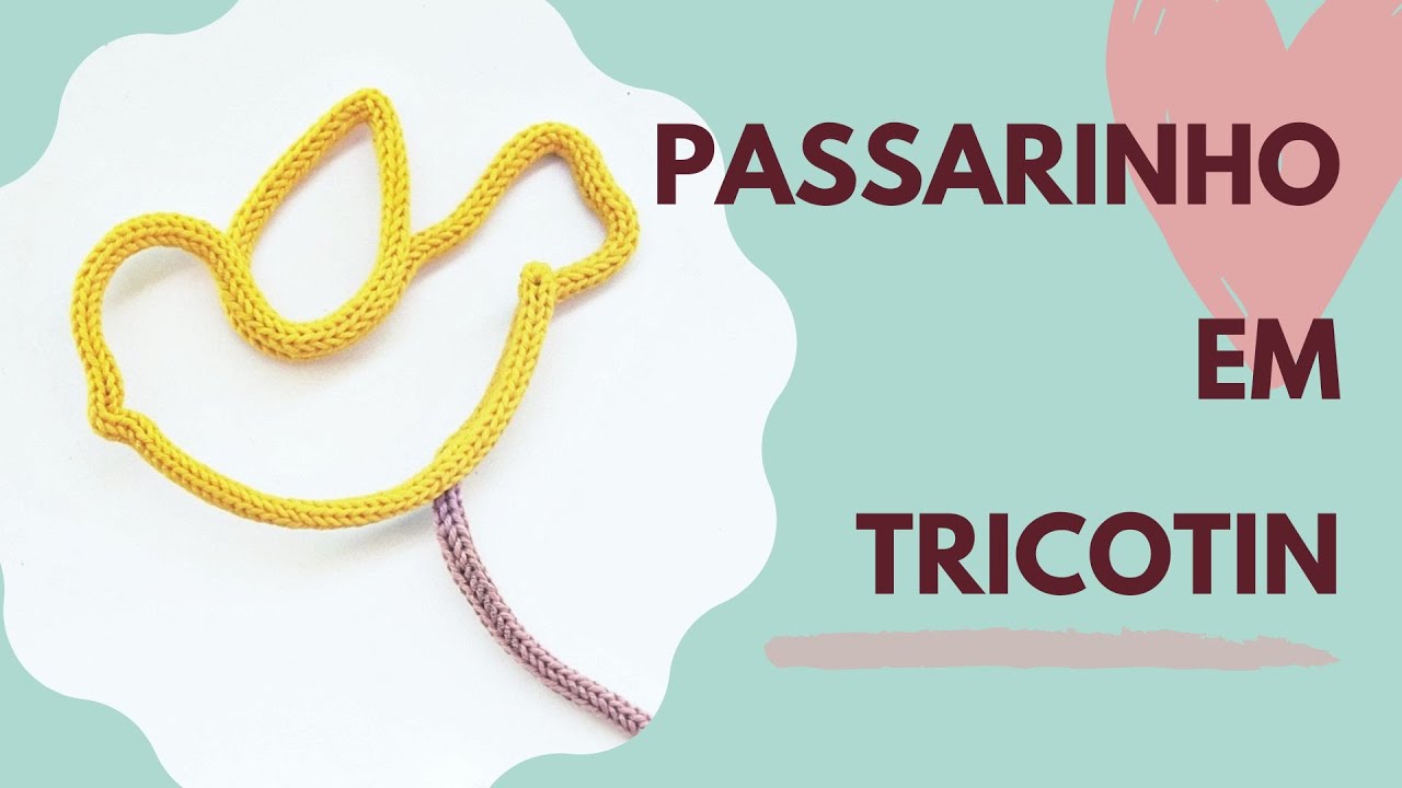 Passarinho em Tricotin
