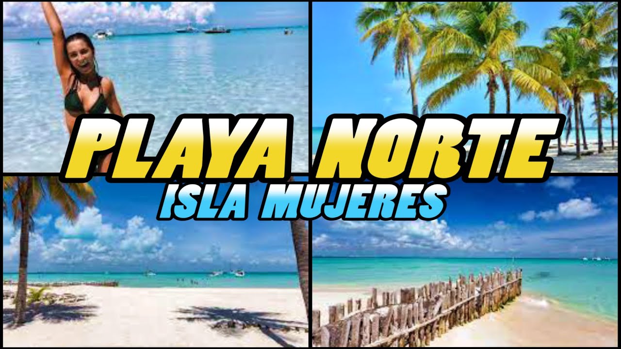 PLAYA NORTE Beach Walk - Isla Mujeres - Mexico (4k)