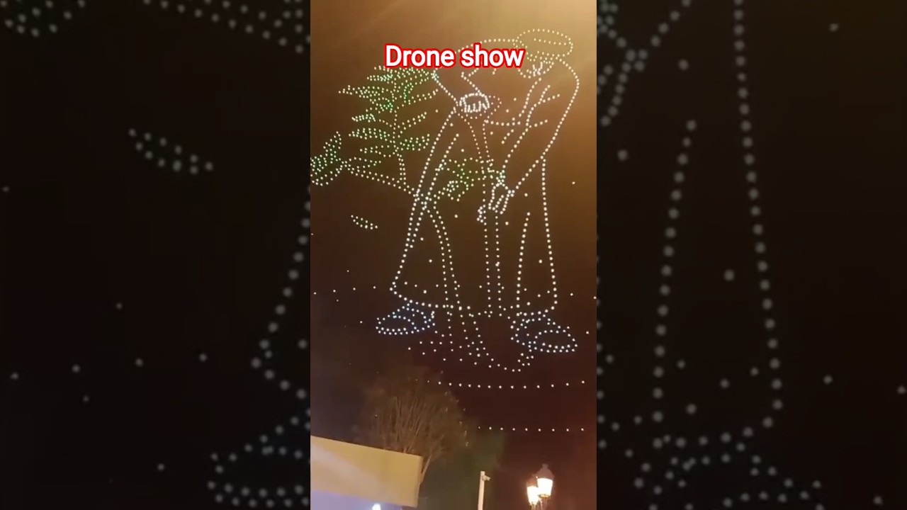 Drone show. Muscat night. Qurum park