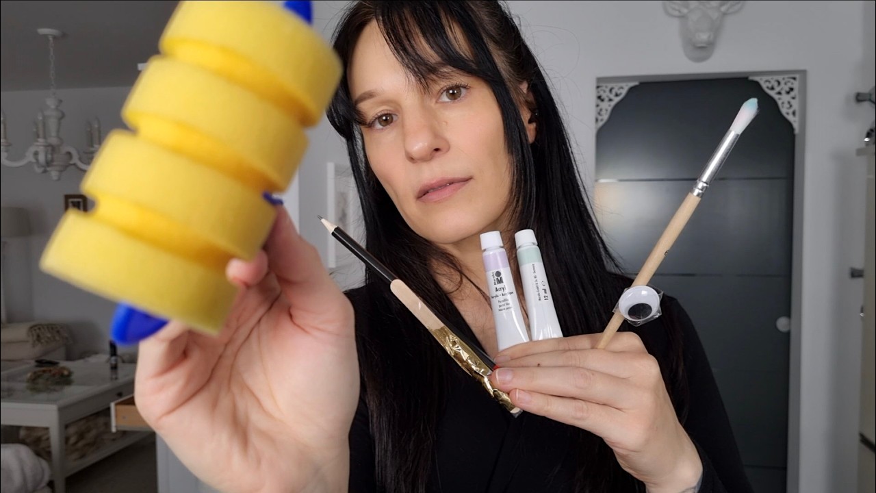 Coloring your face ASMR