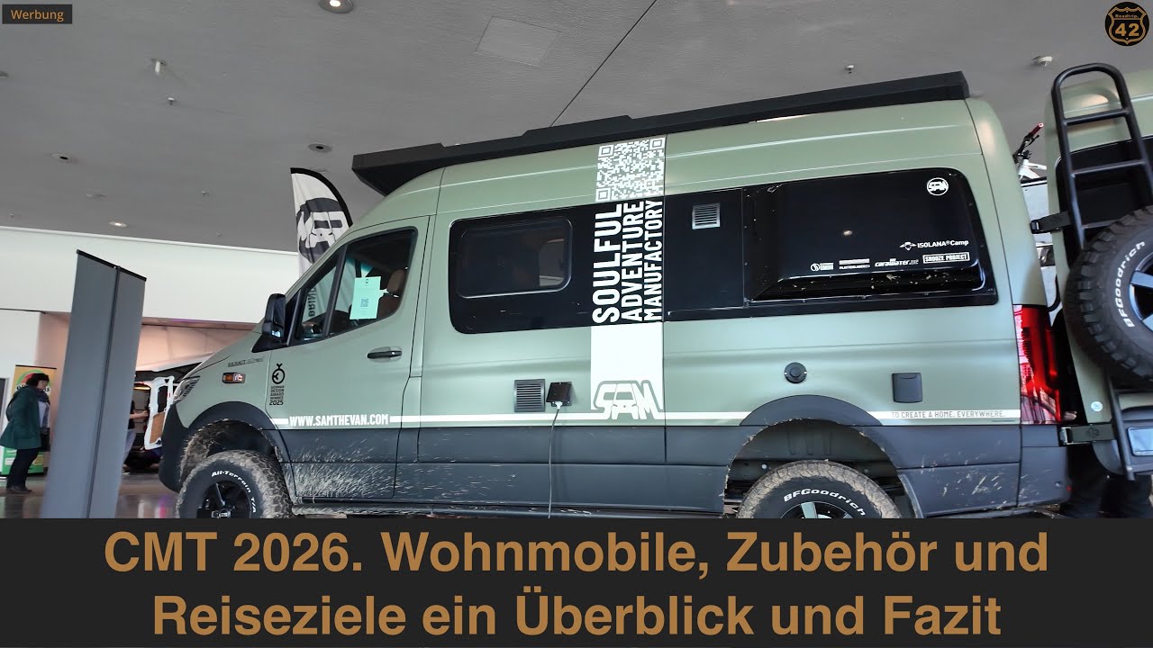 CMT 2026. Wohnmobile, Zubehör und Reiseziele wir zeigen die aktuellen Trends