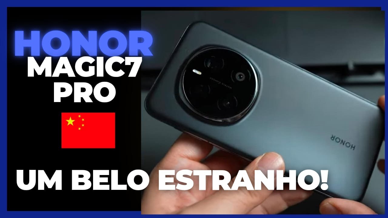 Honor Magic7 Pro - Será que vem pro Brasil?! PRIMEIRAS IMPRESSÕES
