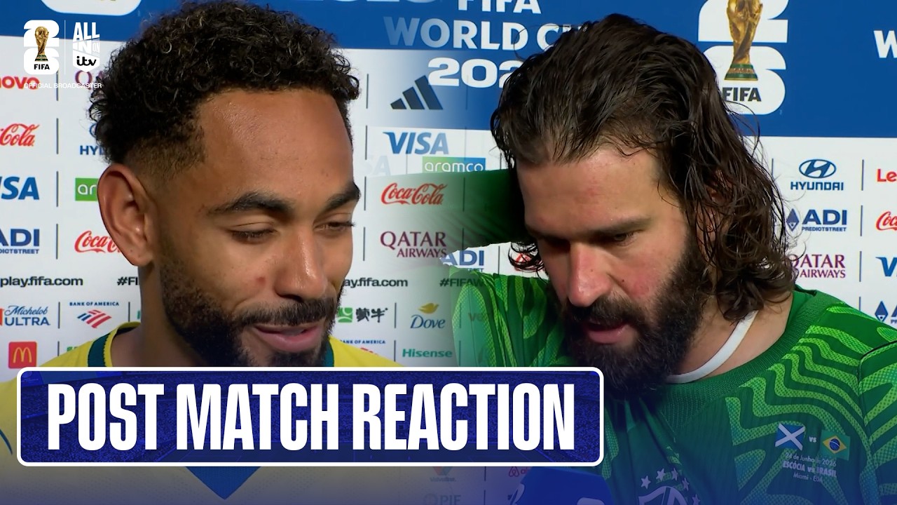 🇧🇷Alison & Cunha on Neymar's return & Brazil's Win vs Scotland