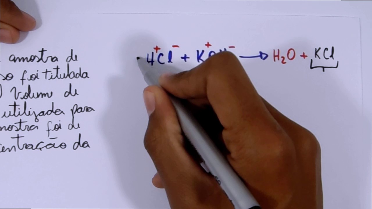 Exercício: Titulação ácido base (Ensino Médio)