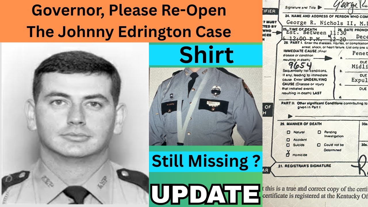 Governor, Please Re-Open The Johnny Edrington Case Update.