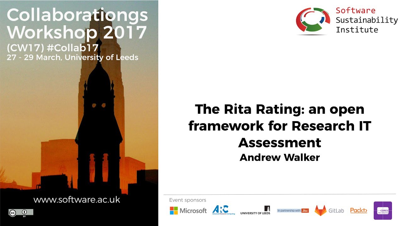 The Rita Rating: an open framework for Research IT Assessment