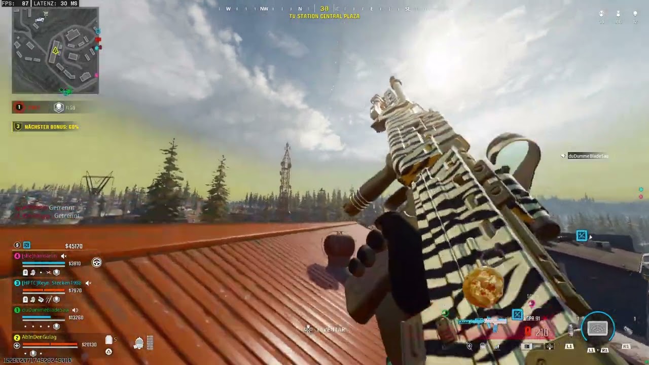 Wir spielen nach einer längeren Pause wieder Warzone.