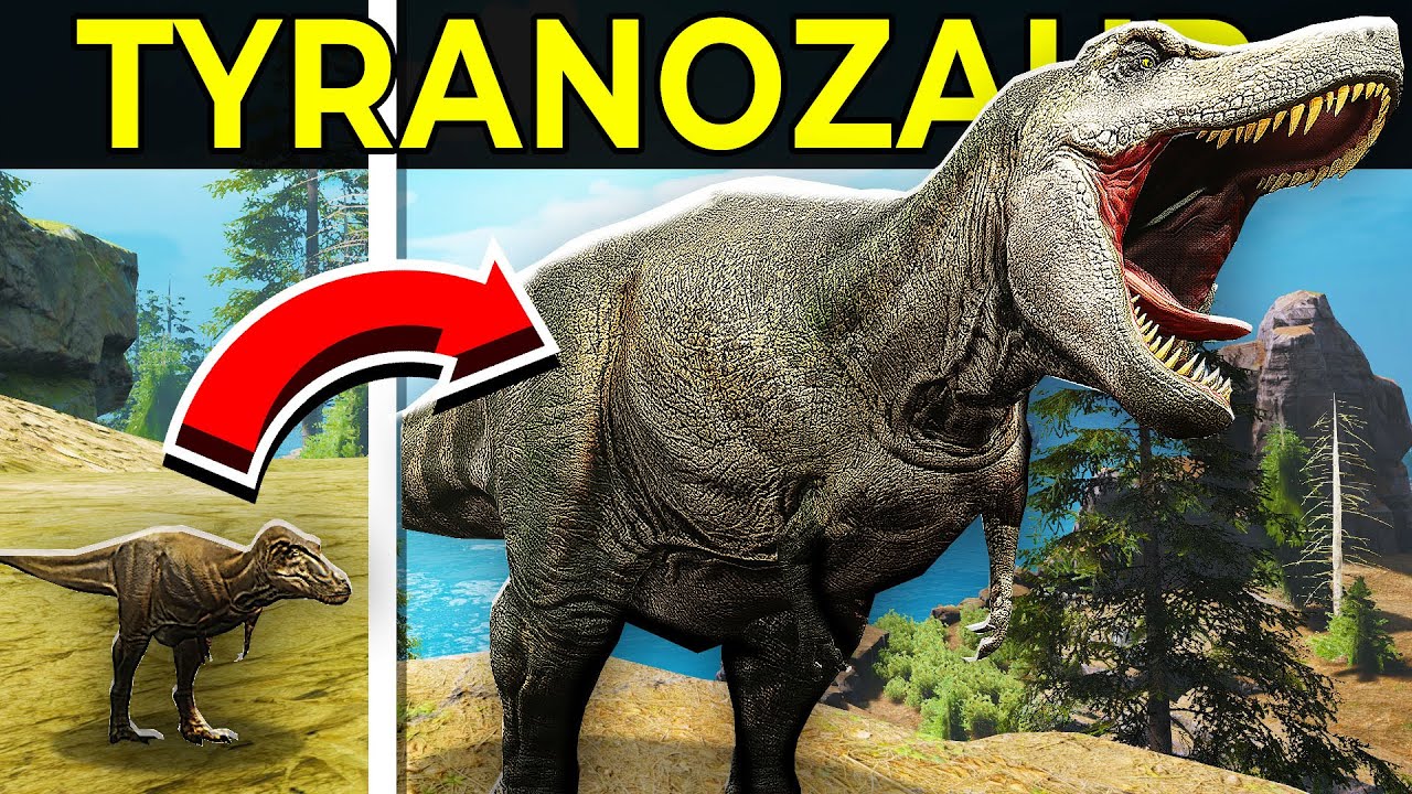 Od PISKLAKA do DOROSŁEGO TYRANOZAURA🦖 w Path of Titans