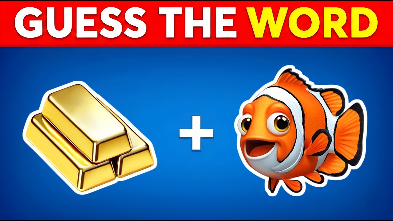 Guess the WORD by Emojis? 🤯 Best Emoji Quiz Game