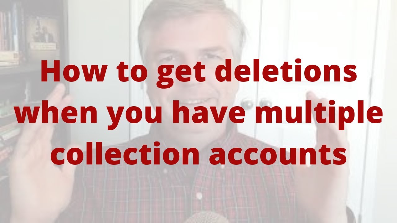 How to get deletions when you have multiple collection accounts