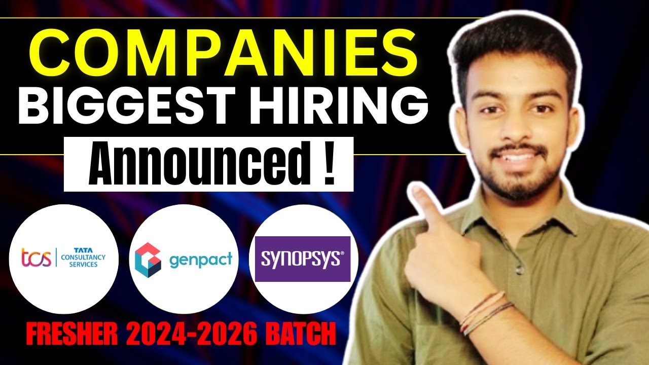 Genpact , TCS, Harman Biggest Hiring Announced ! OFF Campus Drive For 2026, 2025, 2024 Batch | Jobs