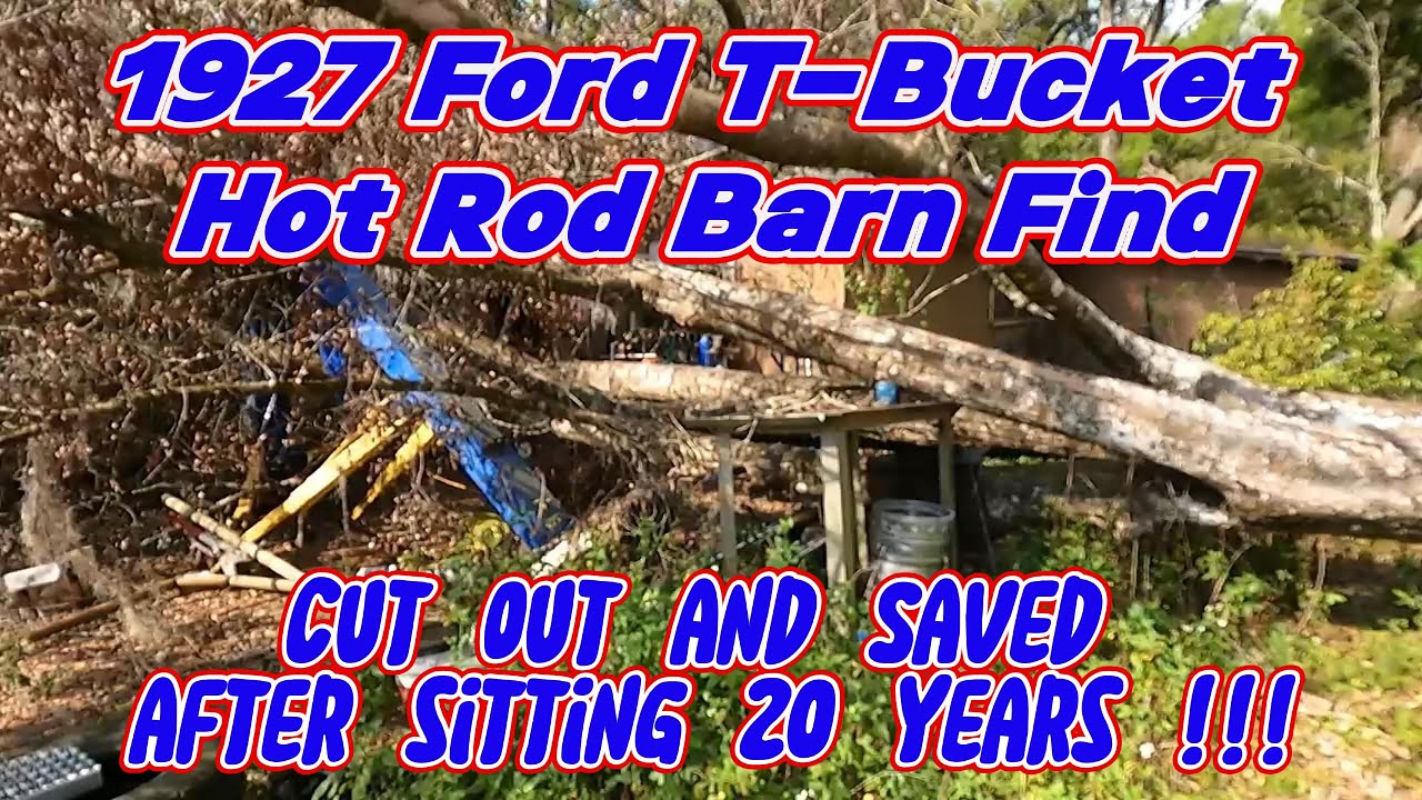 Barn Find 1927 Big Block Ford model T. Custom T-Bucket Hot Rod. let's pull it out! #saved #revival