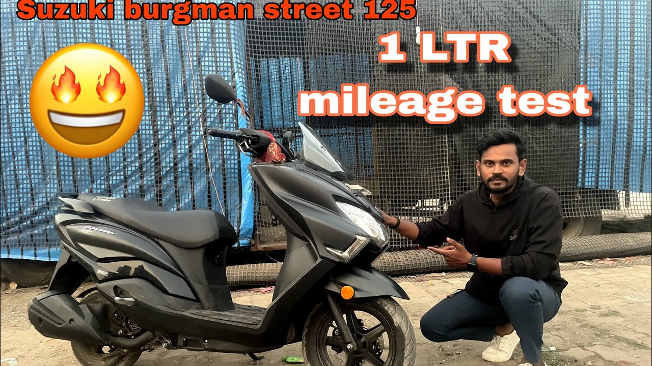 Suzuki Burgman Street 125 BS6 | 1LTR Mileage Test | Top Speed | Performance