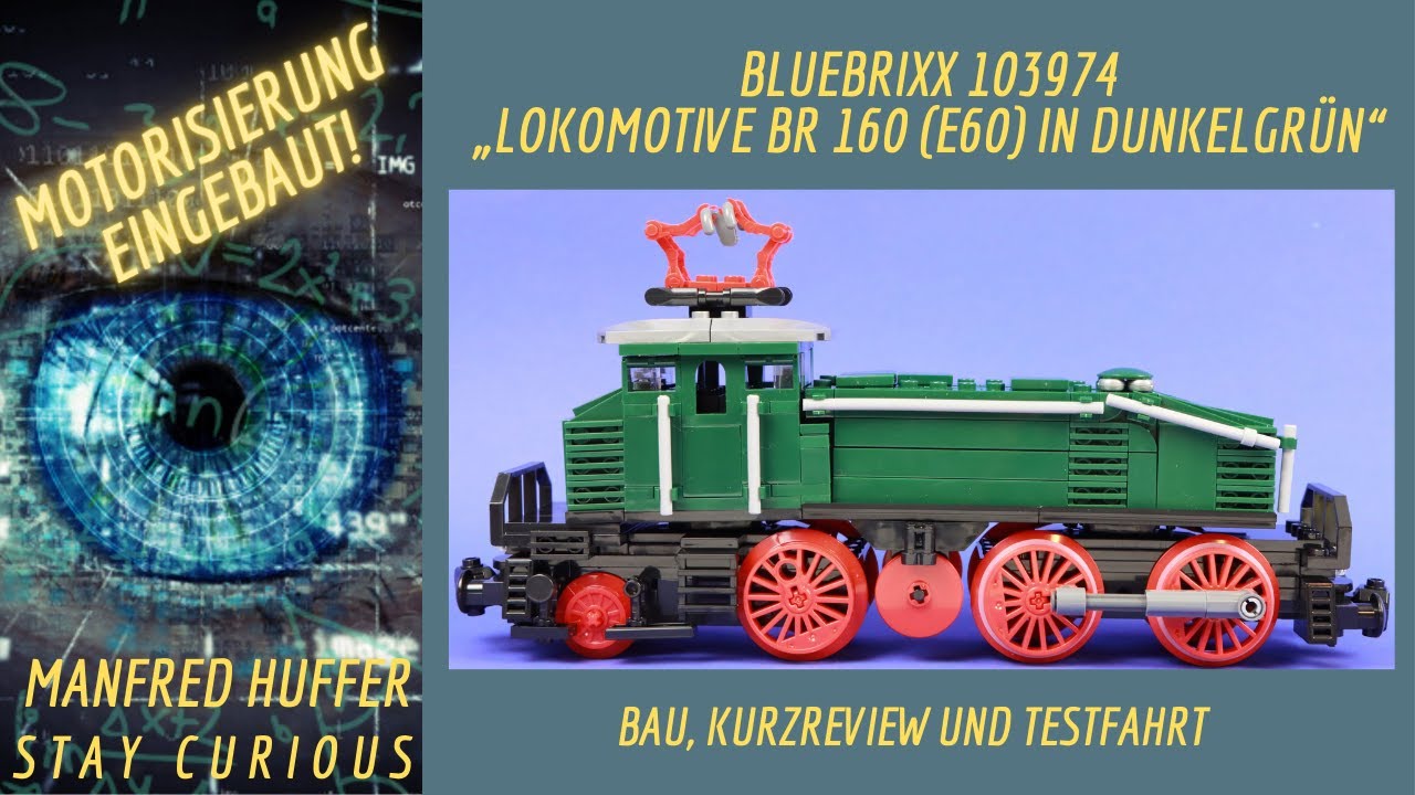 Bluebrixx 103974 - Lokomotive BR160 (E60) mit Motorisierung