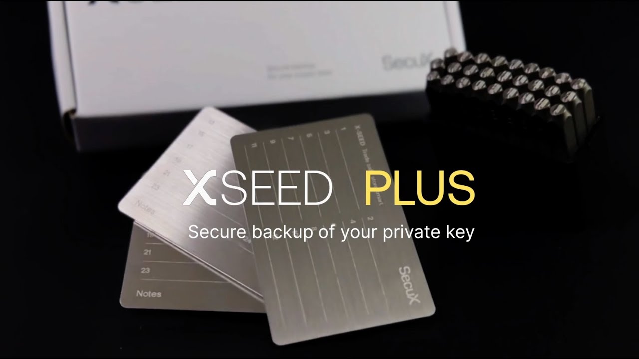 XSEED Plus &mdash; хранилище крипто-семян, криптокошелек из нержавеющей стали