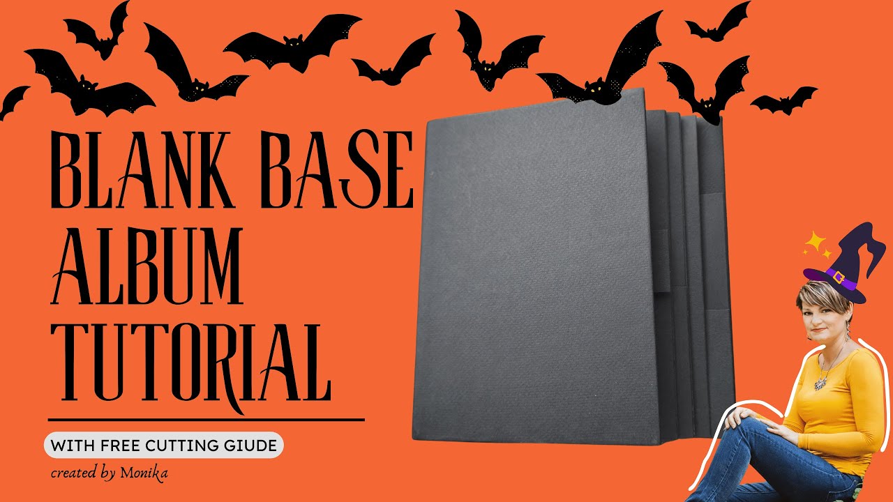 BLANK BASE Album TUTORIAL | FREE cutting guide |