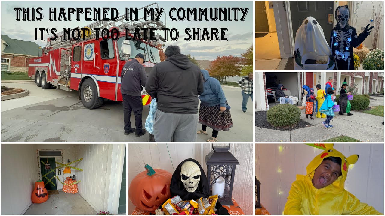 Halloween celebration in my City|USA ஹாலோவீன் கொண்டாட்டம் |USA Tamil Vlog #update 