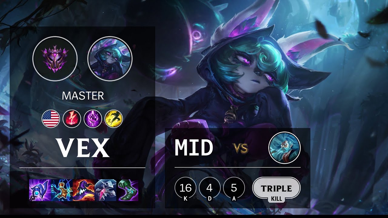 Vex Mid vs Zilean - NA Master Patch 11.19