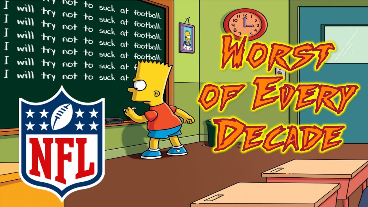 The WORST NFL Franchise in Every DECADE (Super Bowl Era)
