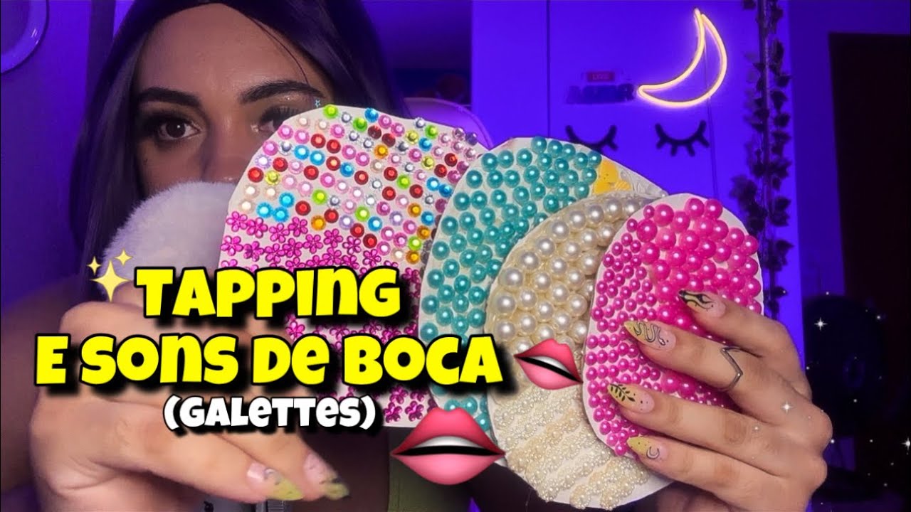 ASMR MUITO TAPPING E SONS DE BOCA 👄 🗣️
