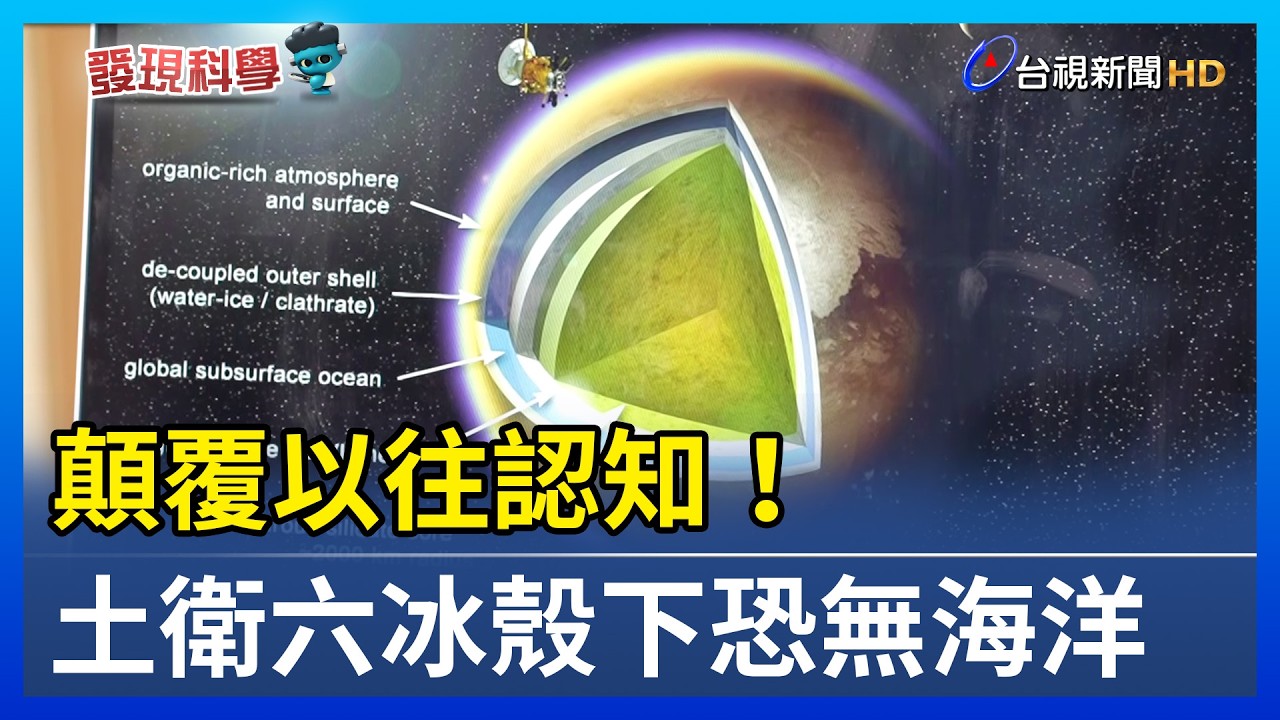 顛覆以往認知!土衛六冰殼下恐無海洋【發現科學】