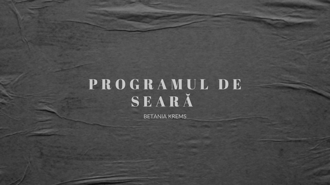 Programul de Marti Seara - 24.02.2026