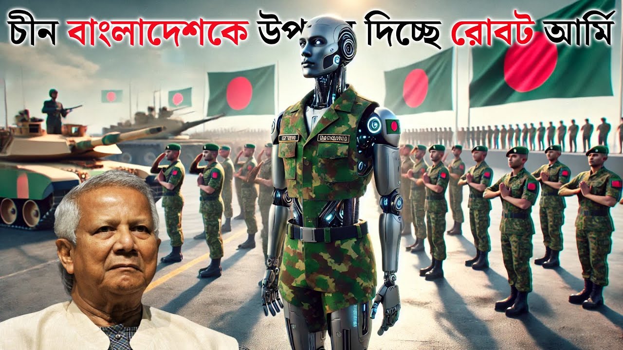 চীন বাংলাদেশকে উপহার দিচ্ছে রোবট আর্মি! আর কেউ হারাতে পারবে না Bangladesh dangerous military power