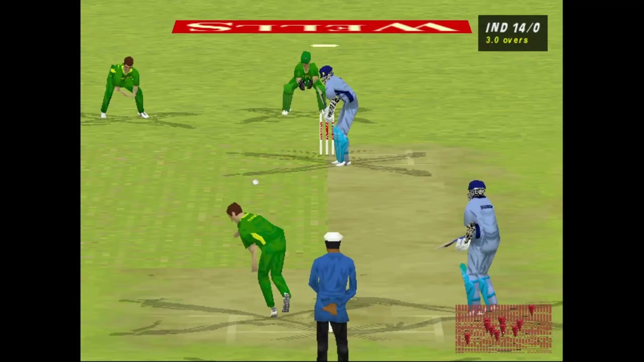 Brian Lara Cricket '99: South Africa vs. India - 10 overs match