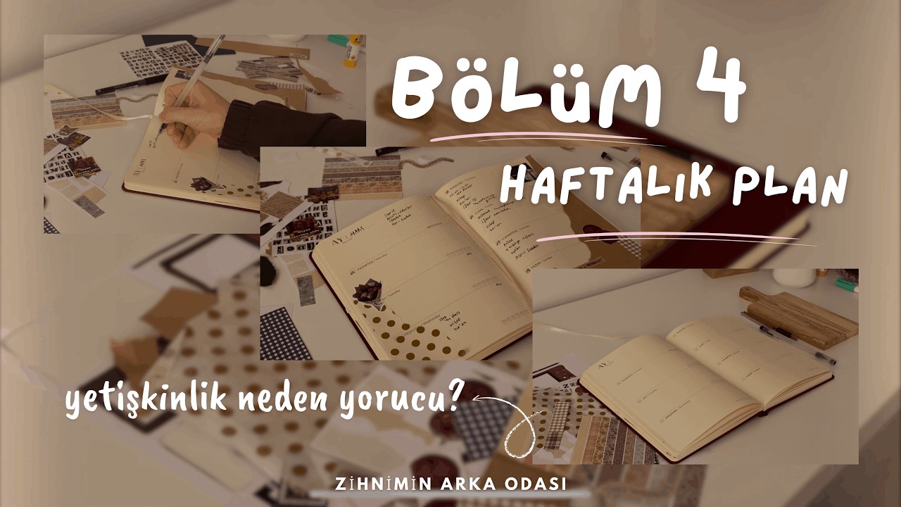 yetişkinlik yorucu mu? sorumluluklar, beklentiler... | ajanda günlükleri