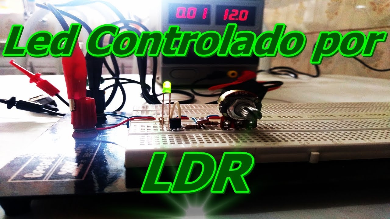 Led controlado por LDR (Led and LDR Circuit)