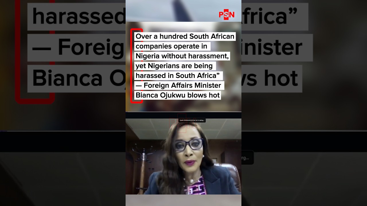 Foreign Affairs Minister Bianca Ojukwu blows hot over xenophobic attacks against Nigerians in S.A.