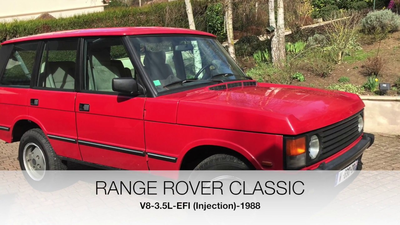 Range Rover 3.5L  EFI  V8
