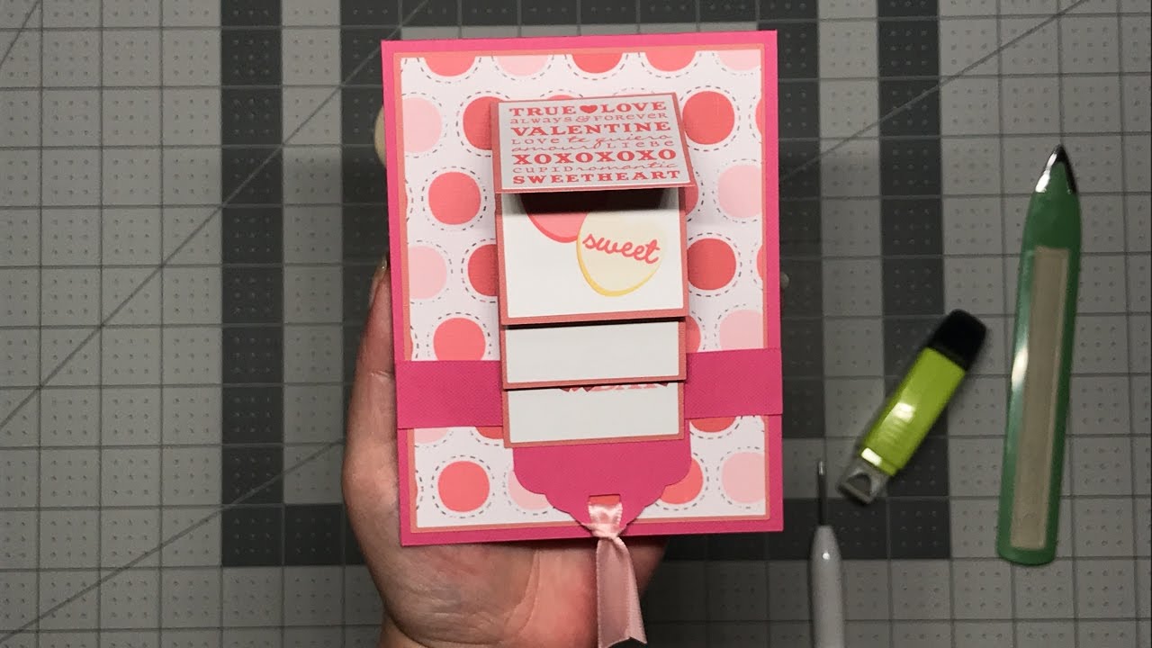 Waterfall Card File & Assembly  - Cricut Design Space and SVG File