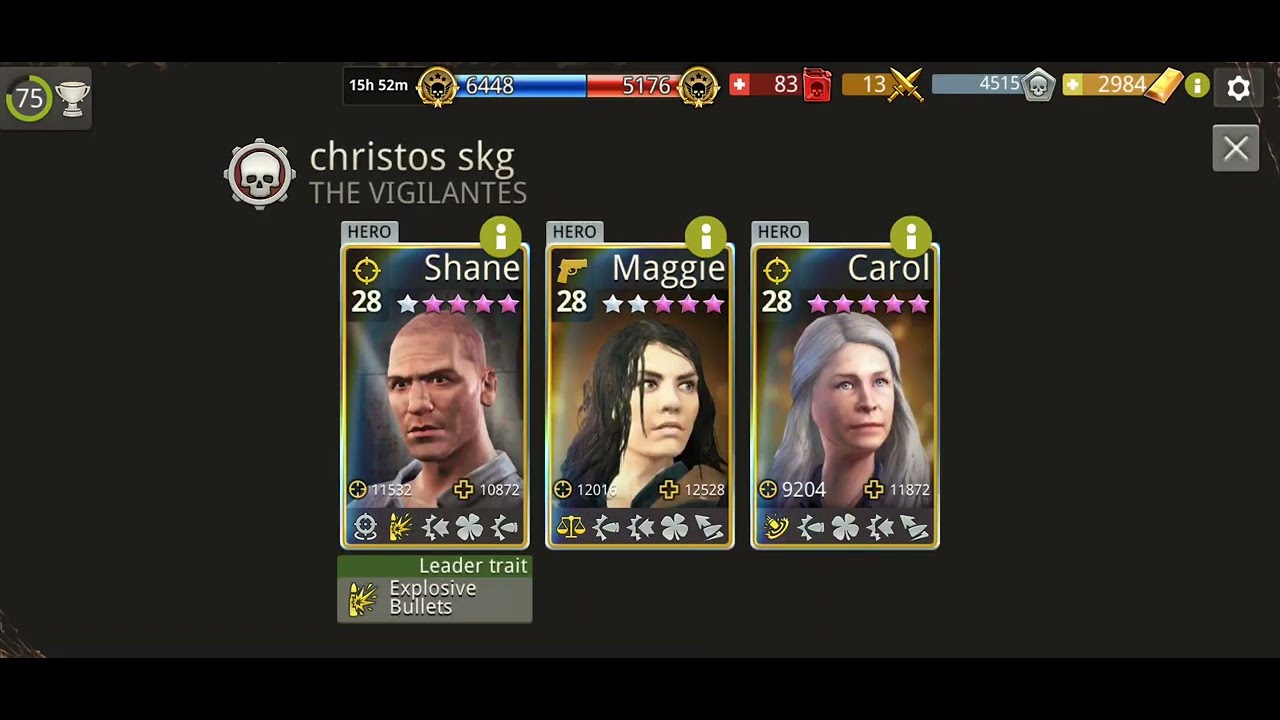 TWD NML PvP The Dumpster Vs The Vigilantes 7Feb26 18B