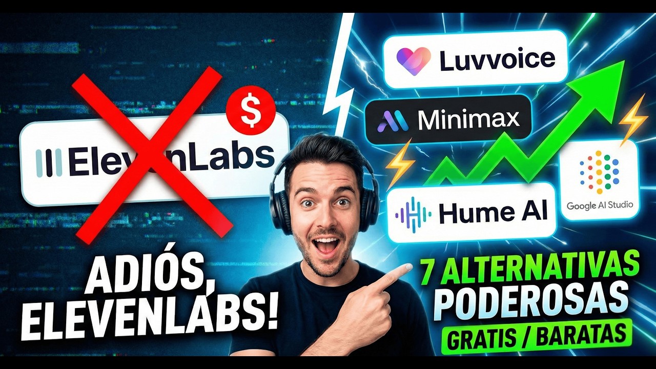 Las MEJORES Alternativas a ElevenLabs GRATIS en 2026 😱