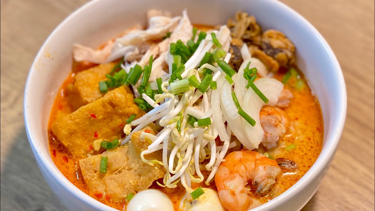 Singaporean/ Malaysian Laksa Recipe - Resep Laksa ala Malaysia/ Singapura