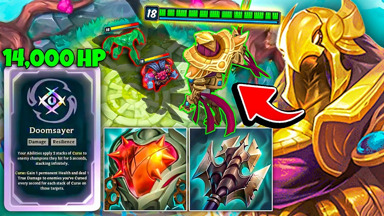 Azir On-Hit Rework But I Have INFINTE Scaling HP Every Attack (14,000 HP AZIR!)