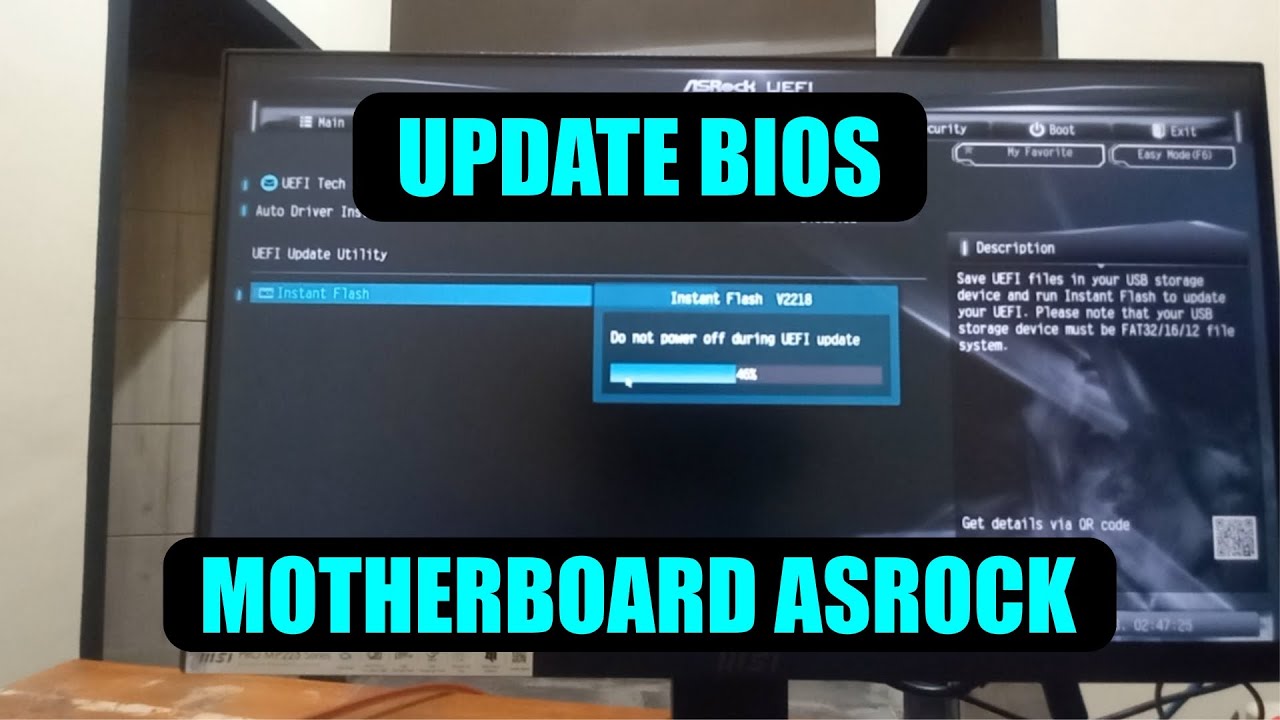 UPDATE BIOS SEMUA MOTHERBOARD ASROCK | HARDWARE TUTORIAL