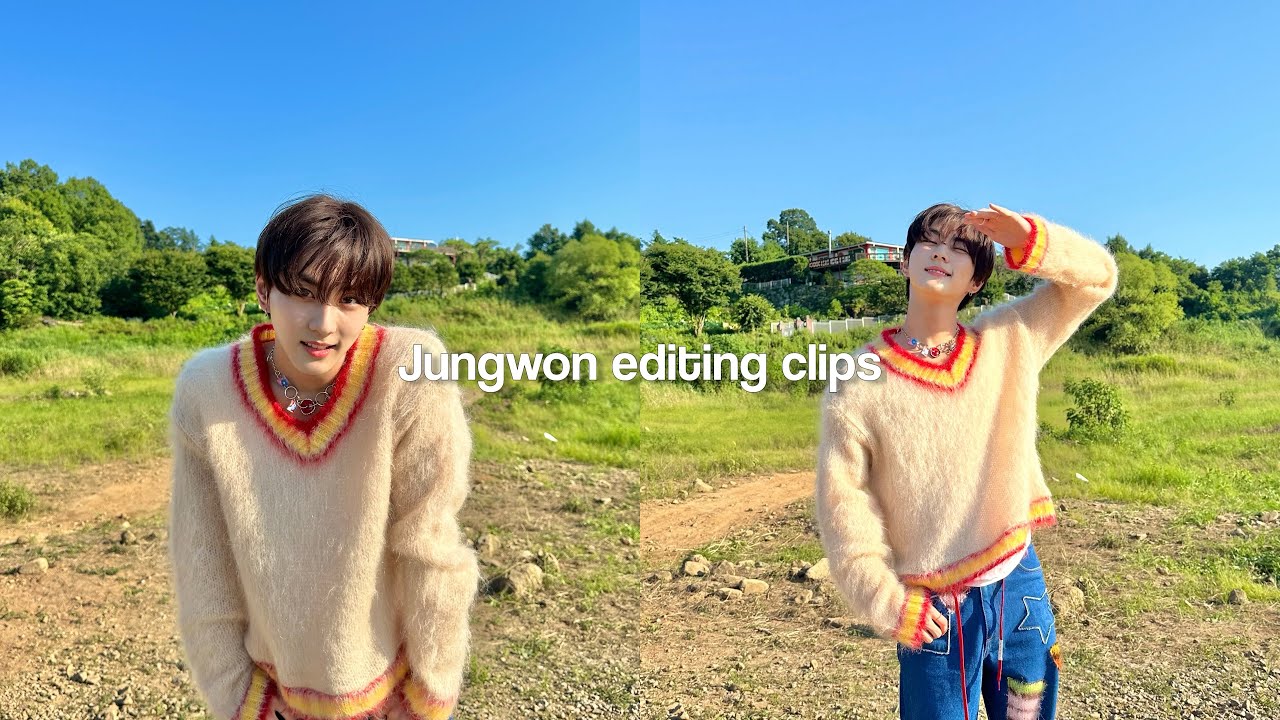 Jungwon editing clips