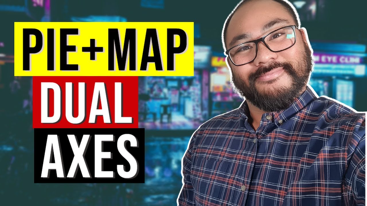 Tableau - Map Dashboard - Pie Charts on Map Combination and Dual Maps