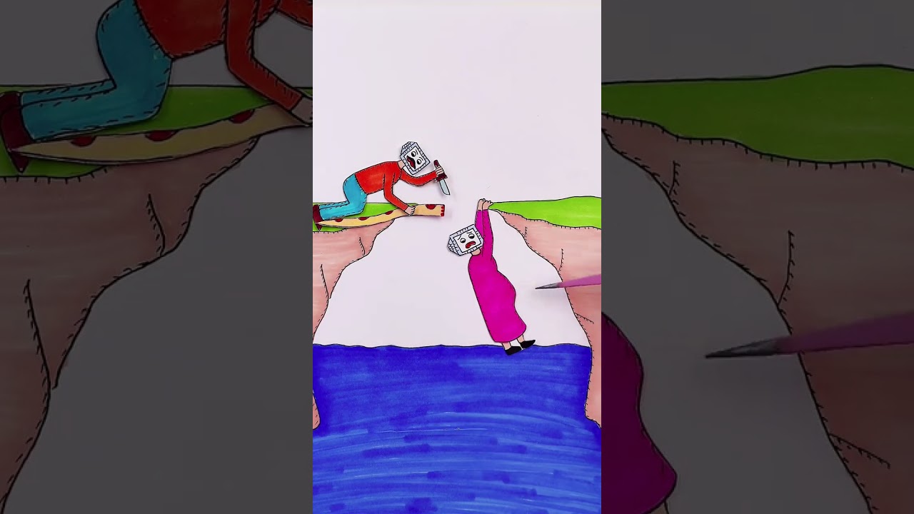Creative and Cool Love Stories Animation🎬 #diy #story