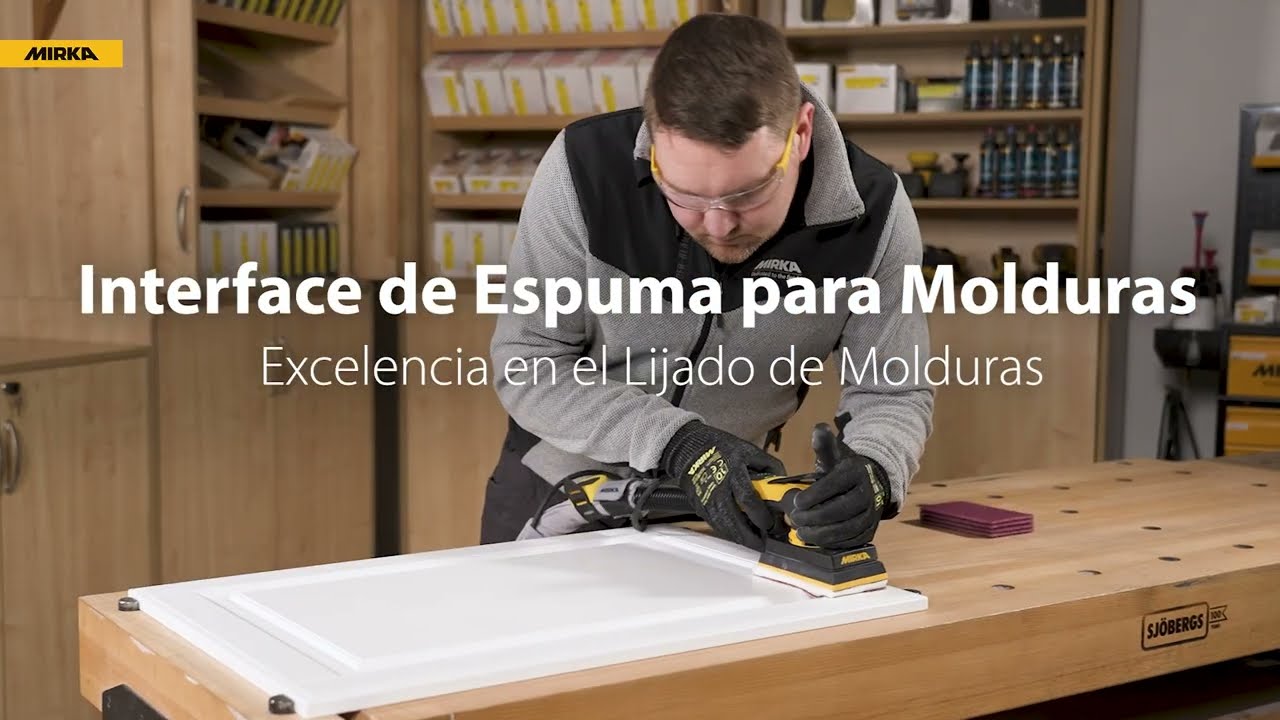 Mirka®: Interface de Espuma para Molduras, la solución completa para molduras, perfiles y ranuras