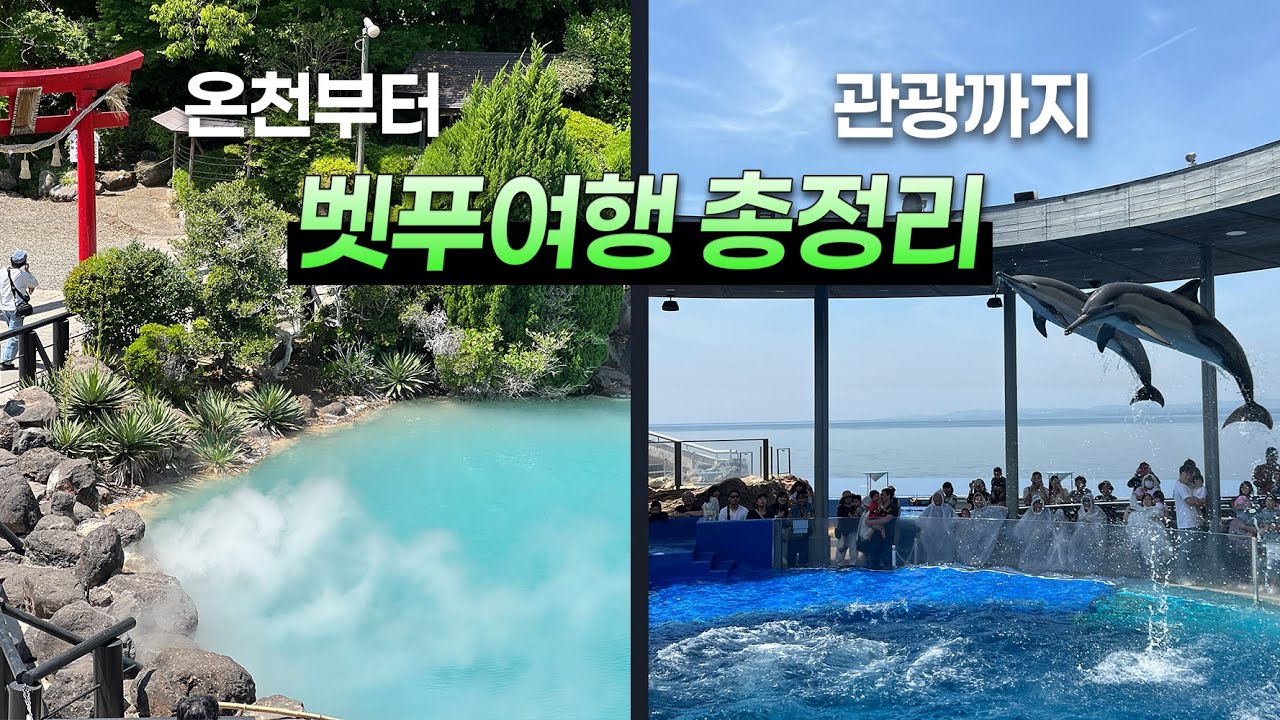정리왕이 알려주는 처음 가는 벳푸 여행｜지옥온천 / 우미타마고 / 벳푸타워 / 로프웨이 코스 싹 정리