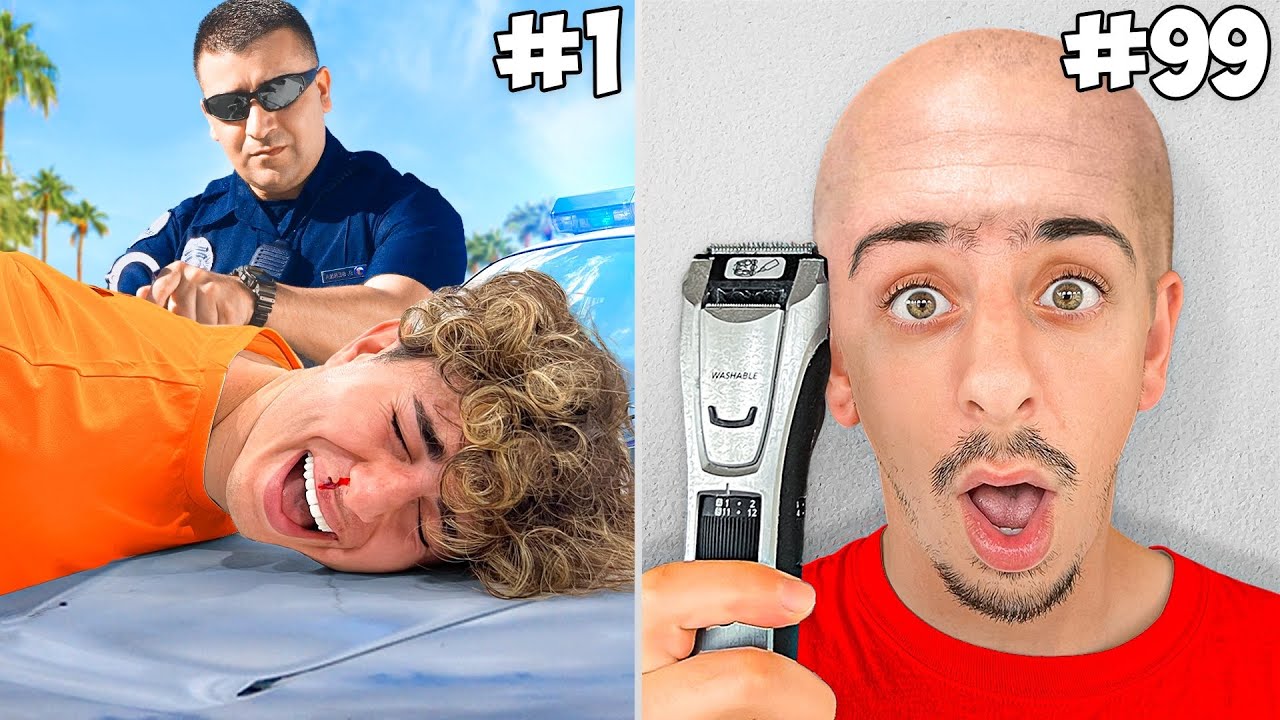 DOING 100 DARES IN 24 HOURS!!