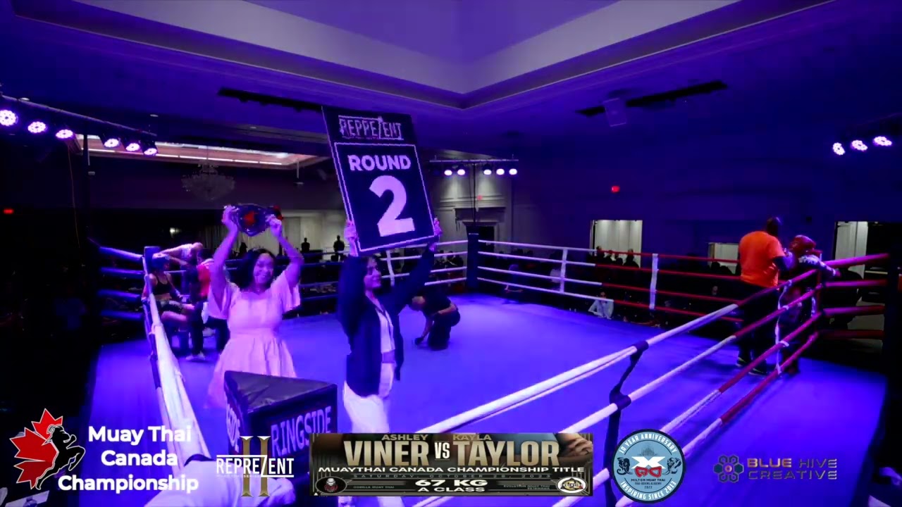 Reprezent ll - Ashley Viner (Gorilla Muay Thai) vs. Kayla Taylor (Petawawa Muay Thai)