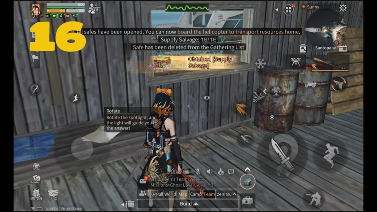 Lifeafter || Santopany new zone gold raid || AsiaSurvival