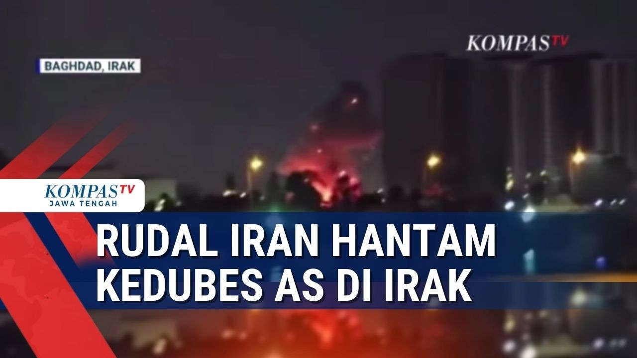 Rudal Iran Hantam Kedubes AS di Irak