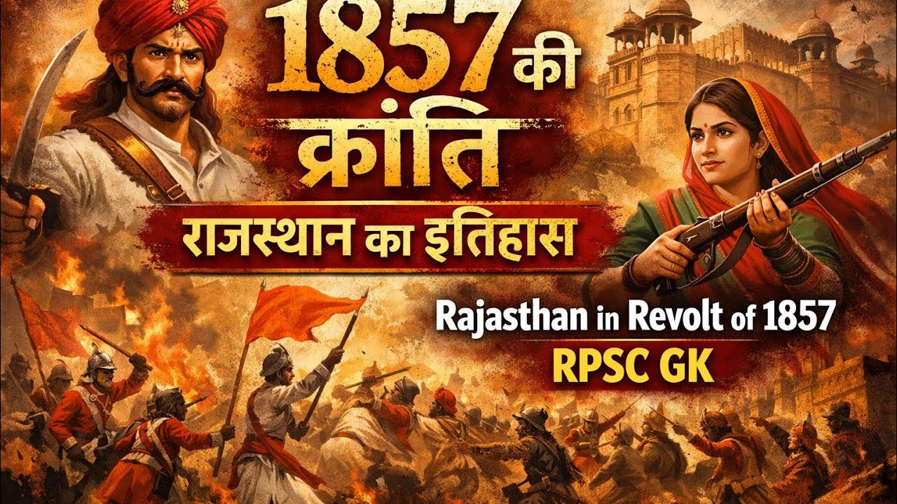 1857 की क्रांति | राजस्थान का इतिहास | Rajasthan in Revolt of 1857 | RPSC GK