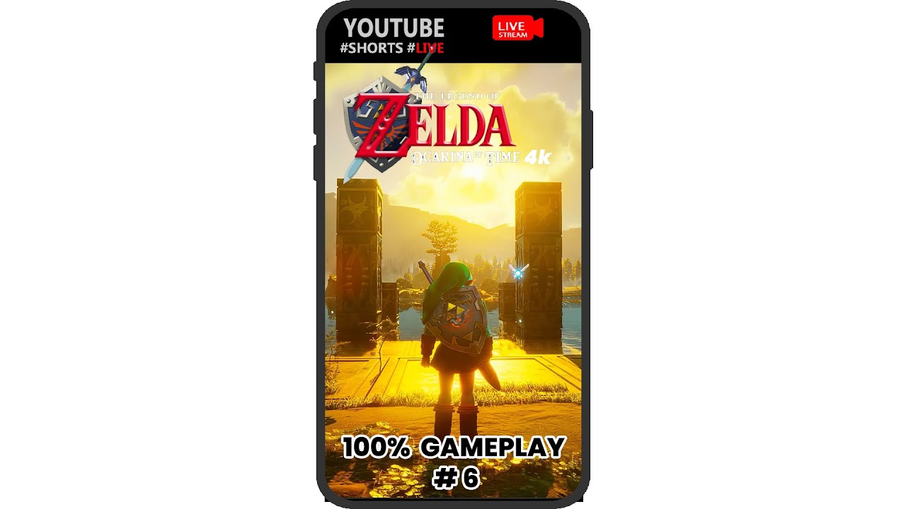 zelda oot 4k Texture Long Gameplay part 6 #live #shorts #zeldaoot #viralvideos