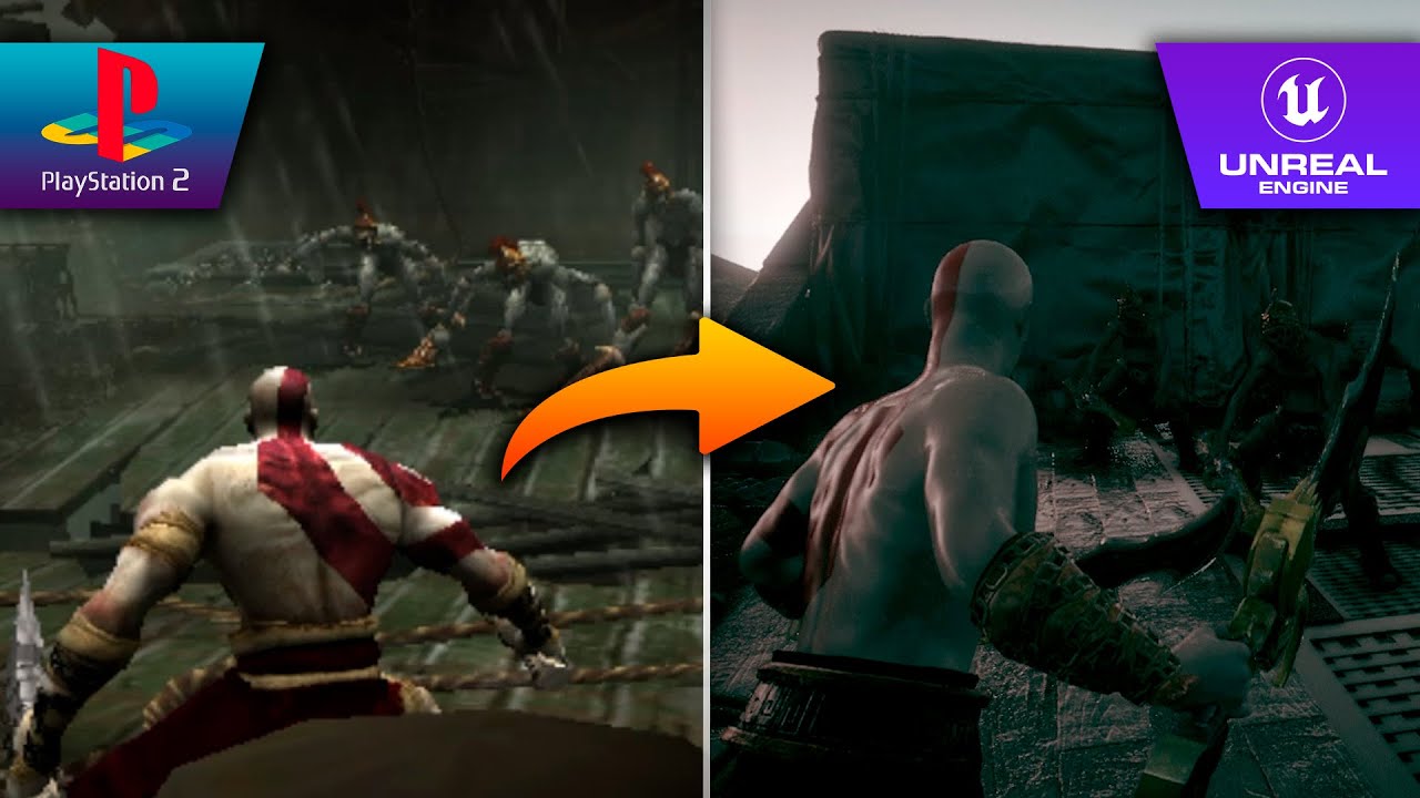 Hice el REMAKE de GOD OF WAR con Unreal Engine 5